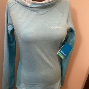 NWT Columbia long sleeve hooded top ladies XS